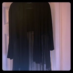 Cardigan 2X Sheer Half bottom Light Cotton top